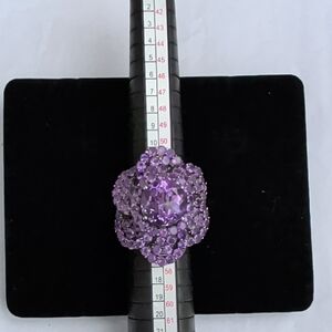 Colleen Lopez Amethyst Cluster Ring